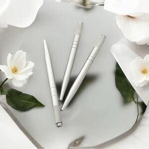 NWOT 3x Lightweight Silver Microblading Tattoo Pen Permanent Makeup Tool